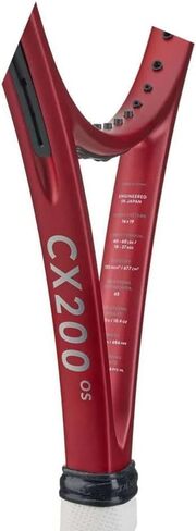 مضرب تنس Dunlop Sports CX200 OS 16X19 - مربوط بخيط Dunlop حسب اختيارك للون والشد in Saudi Arabia