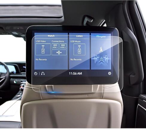 (2PC) Coleya 2021-2023 2024 Escalade Screen Protector for Cadillac Escalade Rear-seat 12.6-inch Touch Screen, 9H Tempered Glass 2023 Escalade Accessories 2024 Escalade Rear Display Protector 12.6" in Saudi Arabia