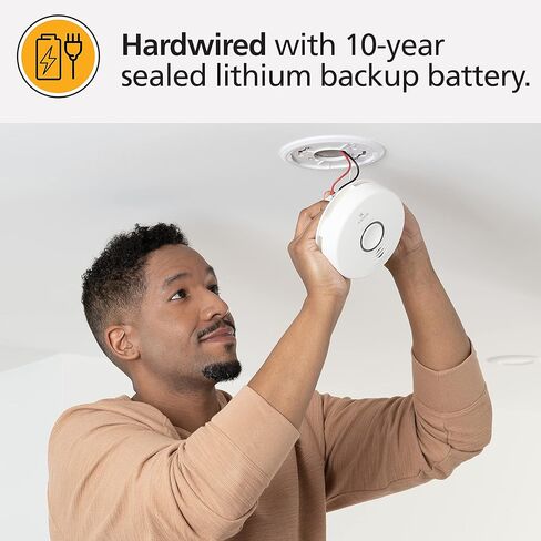 Kidde Smart Smoke Detector & Indoor Air, Quality Monitor, WiFi, Alexa Compatible Device, Hardwired w/Battery Backup, Voice & App Alerts, 2 Pack in Saudi Arabia