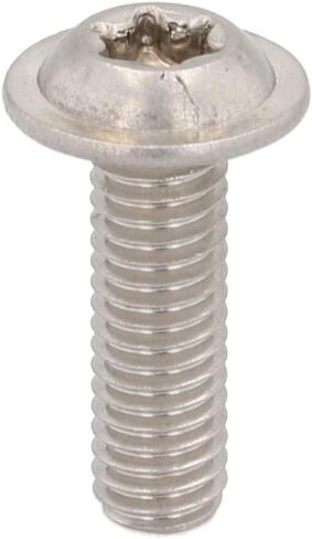 (25pcs) BelMetric M6X18 Torx Button Flange ISO 7380-2 Metric Machine Screw with TX-30 Drive Stainlesss Steel SBF6X18SS in Kuwait