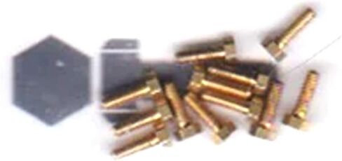 0-80 براغي آلة نحاسية سداسية الرأس - 3/16 × .060 بوصة .48 × .15 سم حزمة كجم(12) in Saudi Arabia