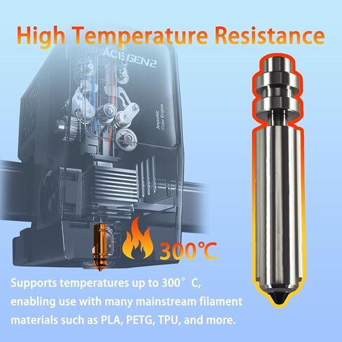 2 قطعة فوهات 0.4 مللي متر لـ Kobra X مجمعة الطارد Hotend ، فوهة فولاذية صلبة للطابعة ثلاثية الأبعاد لـ Anycubic Kobra X in Kuwait