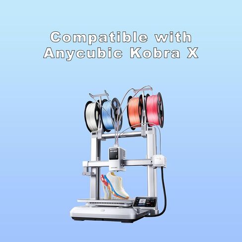 2 Pcs 0.4MM Nozzles for Kobra X Assembled Extruder Hotend, 3D Printer Hardened Steel Nozzle for Anycubic Kobra X in Saudi Arabia