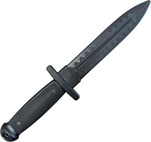 سكين تكتيكي للتدريب من مادة البولي بروبيلين باللون الأسود من E-BOGU (12 بوصة) in Kuwait
