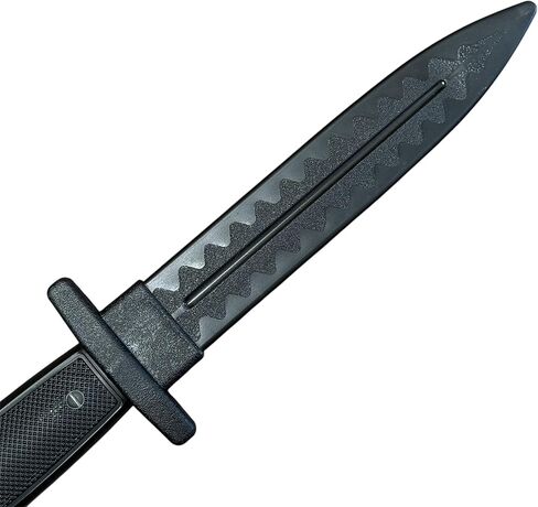 سكين تكتيكي للتدريب من مادة البولي بروبيلين باللون الأسود من E-BOGU (12 بوصة) in Kuwait