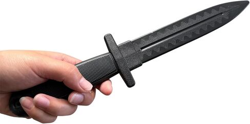سكين تكتيكي للتدريب من مادة البولي بروبيلين باللون الأسود من E-BOGU (12 بوصة) in Kuwait