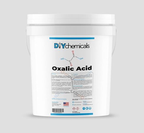 Oxalic Acid 99.6% – High Purity Crystalline Powder for Cleaning, Rust Removal, Wood Bleaching, and Laboratory (10Lbs) in Saudi Arabia