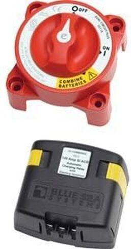 BLUE SEA SYSTEMS Dual Circuit Plus Battery Switch w/ ACR, MFG# 7650, Dual Circuit Plus Battery Switch w/ACR, Inc 5511e Dual Circuit Plus Battery Switch & 7610 Automatic Charging Relay / BS-7650 / in Saudi Arabia