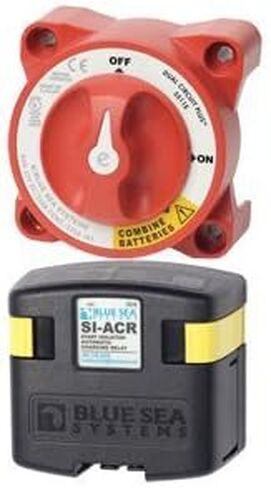 BLUE SEA SYSTEMS Dual Circuit Plus Battery Switch w/ ACR, MFG# 7650, Dual Circuit Plus Battery Switch w/ACR, Inc 5511e Dual Circuit Plus Battery Switch & 7610 Automatic Charging Relay / BS-7650 / in Saudi Arabia