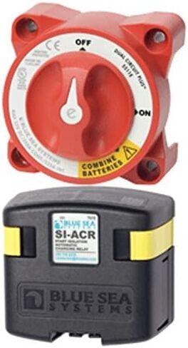 BLUE SEA SYSTEMS Dual Circuit Plus Battery Switch w/ ACR, MFG# 7650, Dual Circuit Plus Battery Switch w/ACR, Inc 5511e Dual Circuit Plus Battery Switch & 7610 Automatic Charging Relay / BS-7650 / in Saudi Arabia
