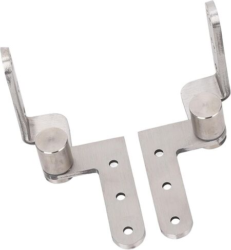 Jeffergarden Door Pivot Hinges, Heavy Duty Stainless Steel 270 Degree Rotating Inset Hinge Left Right Maximum Load 130lbs, with 32 Large Screws for Easy Installation, for Cabinets Swing in Kuwait