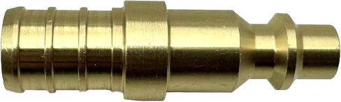 (2 Pack) Brass 1/2" PEX to Air Plug Connector I/M Style Industrial Fitting, Adapter Air Compressor Quick Connect, Rust and Corrosion Resistant (1/2" PEX X Air Plug, 2, Count) in Saudi Arabia