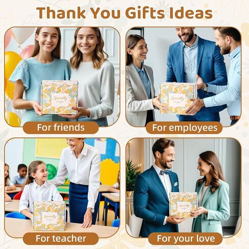 EXTALOW Thank You Gifts for Women,10PCS Teacher Appreciation Gifts,Birthday Gift Basket,Employee Appreciation Gift for Coworkers Women Teachers Friends Mom Her Boss Nurse Secretary with Thanks Cards in Saudi Arabia