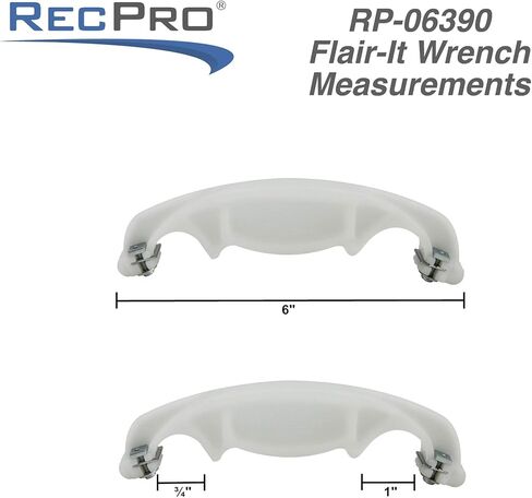 مفتاح ربط تركيبات السباكة RecPro RV | مفتاح ربط بلاستيكي من فلير إت 16391، مقاس 0.5 بوصة in Kuwait