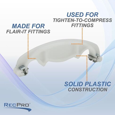 مفتاح ربط تركيبات السباكة RecPro RV | مفتاح ربط بلاستيكي من فلير إت 16391، مقاس 0.5 بوصة in Kuwait