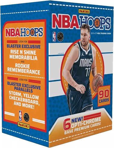 Panini NBA 2024/25 NBA Hoops Blaster Box Trading Cards – Basketball Cards – NBA Cards – NBA Basketball Trading Cards – Basketball Card Box – NBA Trading Cards Blaster Box in Saudi Arabia