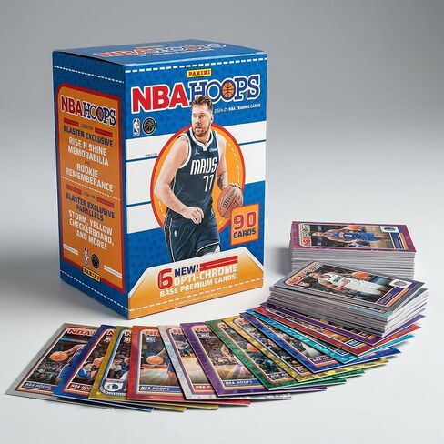 Panini NBA 2024/25 NBA Hoops Blaster Box Trading Cards – Basketball Cards – NBA Cards – NBA Basketball Trading Cards – Basketball Card Box – NBA Trading Cards Blaster Box in Saudi Arabia