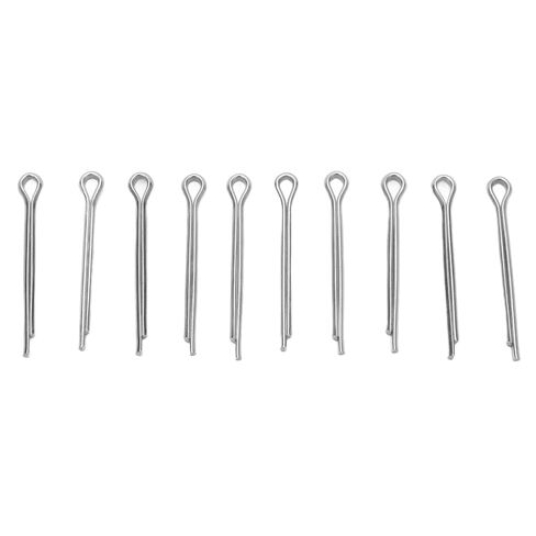 10pcs Bike Split Cotter Lock Pins Bicycle Disc Brake Pads Lock Pins Stainless Steel Rustproof with Compact Shape for Disc Brake Performance in Saudi Arabia