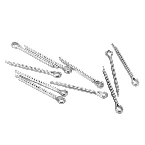 10pcs Bike Split Cotter Lock Pins Bicycle Disc Brake Pads Lock Pins Stainless Steel Rustproof with Compact Shape for Disc Brake Performance in Saudi Arabia