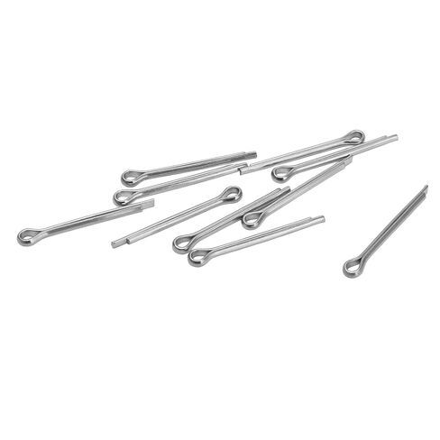 10pcs Bike Split Cotter Lock Pins Bicycle Disc Brake Pads Lock Pins Stainless Steel Rustproof with Compact Shape for Disc Brake Performance in Saudi Arabia