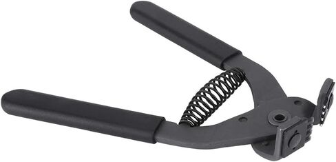 كماشة جلدية صامتة، أداة ثقب جلدية محمولة 6.7 بوصة مع رأس 0.15 بوصة، كماشة يدوية للخياطة اليدوية من الجلد لأحزمة وأشرطة السروج والأحذية (4 مم - 4 أسنان) in Kuwait