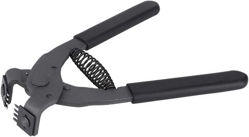 كماشة جلدية صامتة، أداة ثقب جلدية محمولة 6.7 بوصة مع رأس 0.15 بوصة، كماشة يدوية للخياطة اليدوية من الجلد لأحزمة وأشرطة السروج والأحذية (4 مم - 4 أسنان) in Kuwait