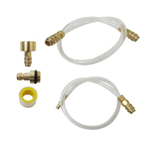 Professional Bleed Kit and Fill Kit with Leak Free Brass Helm Fitting Rust Proof Quick Connect Fit for Seastar Hydraulic Steering Systems & Hydraulic Steering Fluid in Saudi Arabia