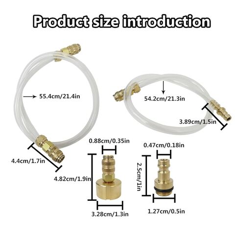 Professional Bleed Kit and Fill Kit with Leak Free Brass Helm Fitting Rust Proof Quick Connect Fit for Seastar Hydraulic Steering Systems & Hydraulic Steering Fluid in Saudi Arabia