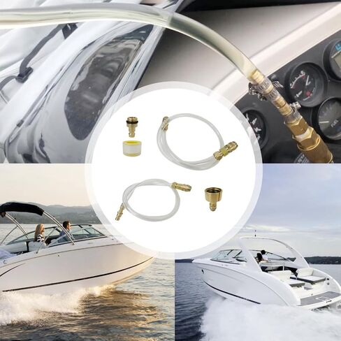 Professional Bleed Kit and Fill Kit with Leak Free Brass Helm Fitting Rust Proof Quick Connect Fit for Seastar Hydraulic Steering Systems & Hydraulic Steering Fluid in Saudi Arabia