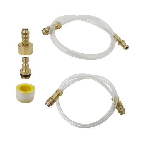 Professional Bleed Kit and Fill Kit with Leak Free Brass Helm Fitting Rust Proof Quick Connect Fit for Seastar Hydraulic Steering Systems & Hydraulic Steering Fluid in Saudi Arabia