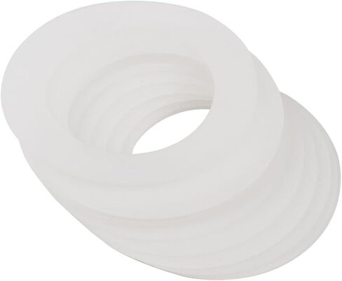 10Pcs Silicone Replacement Gasket Rings, 7.1 cm Airtight Seals for Mason Jar Lids, Canning Fittings in Saudi Arabia