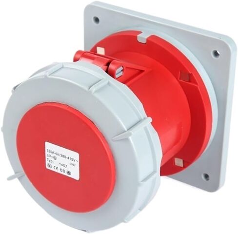 IP67 Industrial Plug and Socket Connector Three-Phase 3-core 4P5 Hole 63A/125A Waterproof Non-Explosion-Proof(5p63a Ip67 Plug Gp 1114) in Saudi Arabia