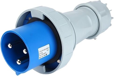 IP67 Industrial Plug and Socket Connector Three-Phase 3-core 4P5 Hole 63A/125A Waterproof Non-Explosion-Proof(5p63a Ip67 Plug Gp 1114) in Saudi Arabia