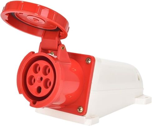 Three-Phase Industrial Waterproof Plug Connector 63A/125A 3-core 4P5-hole Explosion-Proof Aviation Exposed and Concealed Socket(3p63a Ip67 Connector Gp233) in Saudi Arabia