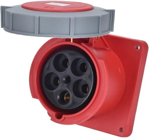 Three-Phase Industrial Waterproof Plug Connector 63A/125A 3-core 4P5-hole Explosion-Proof Aviation Exposed and Concealed Socket(3p63a Ip67 Connector Gp233) in Saudi Arabia