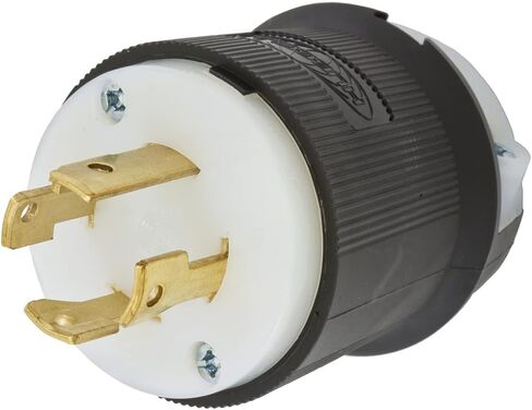 HBL2721 Locking Plug 30 amp 3 Phase 250V L15-30P Black and White in Saudi Arabia