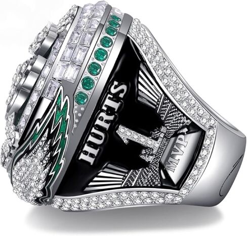 2025 Football No.1 Championship Ring Replica – Stylish, Durable, Perfect Collectible Gift for Men & Fathers, Comes with Wooden Box, Football in Saudi Arabia