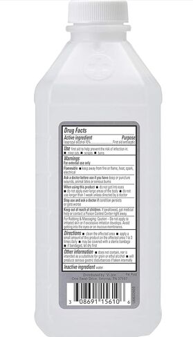 Swan 91% Isopropyl Alcohol (4-Pack) – Rubbing Alcohol 90 Percent Antiseptic for First Aid, Cleaning & Disinfecting – 16 oz Bottles in Saudi Arabia
