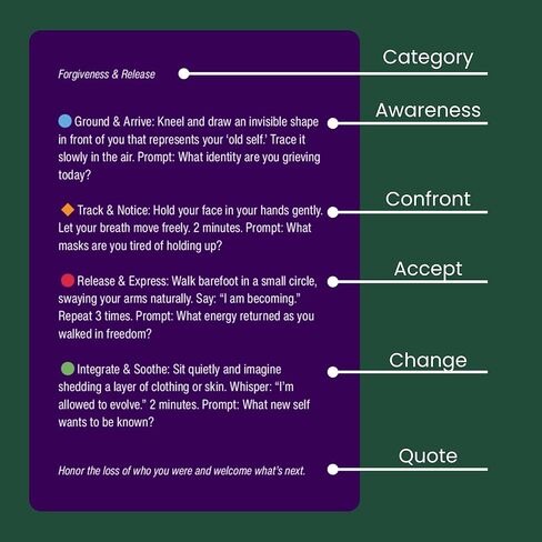 بطاقات العلاج الجسدي مع 60 تمرينًا جسديًا عالي الفعالية للتنظيم اليومي وتخفيف التوتر، أدلة العلاج الجسدي المستنيرة لتهدئة الجهاز العصبي وإعادة الاتصال بجسمك in Kuwait