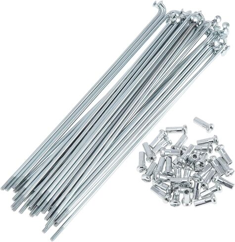 36 مجموعة 13 جرام دراجة المتحدث 154 مللي متر عجلة الدراجة المتحدث المجلفن الصلب الكربوني فضي اللون in Kuwait