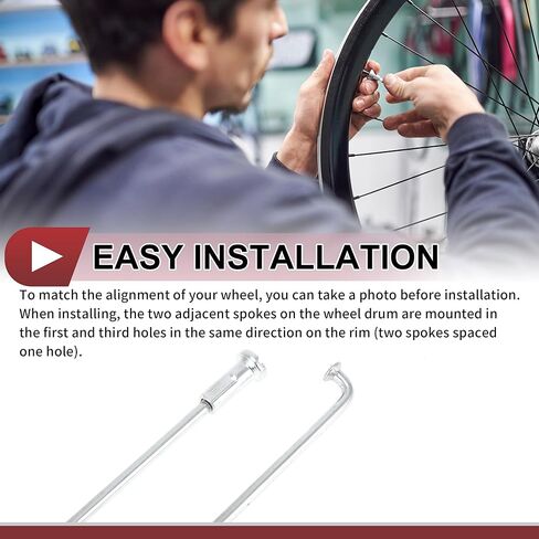 36 مجموعة 13 جرام دراجة المتحدث 154 مللي متر عجلة الدراجة المتحدث المجلفن الصلب الكربوني فضي اللون in Kuwait