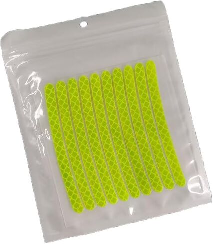 Reflective Rim Tapes, Rainbow Pattern, 9cm x 0.7cm, 20 Pieces, for Cars Motorcycles Bikes in Saudi Arabia