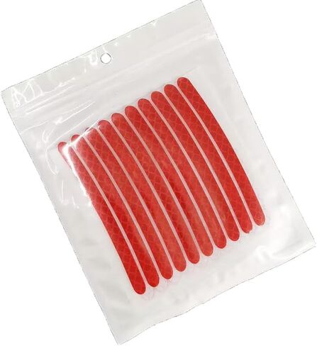 Reflective Rim Tapes, Rainbow Pattern, 9cm x 0.7cm, 20 Pieces, for Cars Motorcycles Bikes in Saudi Arabia