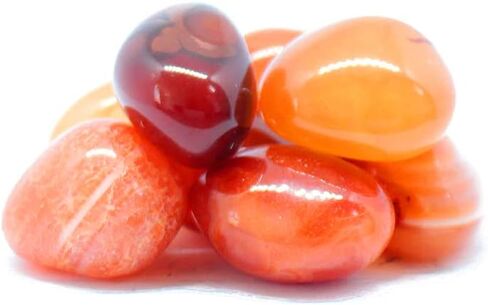Pachamama Essentials Carnelian Tumbled - Healing Stone - Chakra Stone (1) in Saudi Arabia