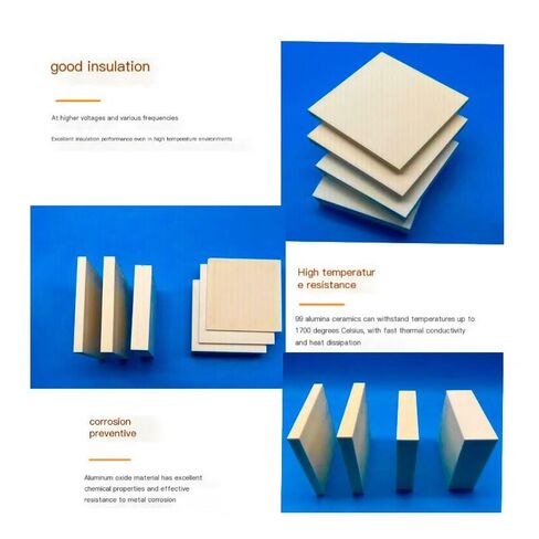 Aluminium Nitride Ceramic Sheet 1pc - High Thermal Conductivity Insulator for Electronics and Machinery(101.6x101.6x0.635mm) in Saudi Arabia