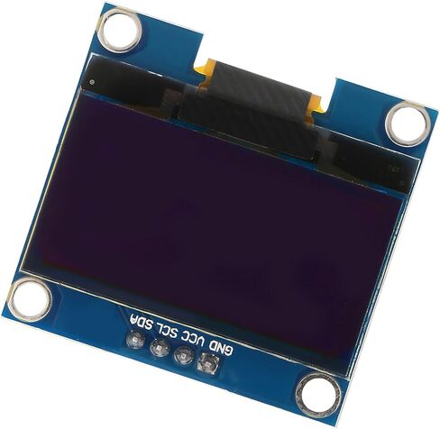 وحدة عرض OLED مقاس 1.3 بوصة، دقة 128 × 64 نص أبيض ذاتي الإضاءة IIC I2C، مع برنامج تشغيل SH1106 IC، للهاتف المحمول بوظيفة جهاز الصحة الذكي MP3 in Saudi Arabia