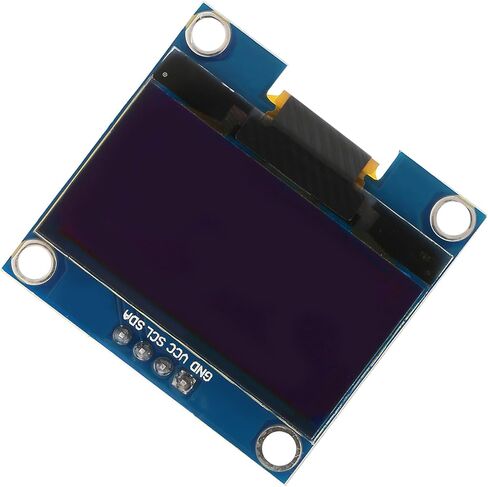 وحدة عرض OLED مقاس 1.3 بوصة، دقة 128 × 64 نص أبيض ذاتي الإضاءة IIC I2C، مع برنامج تشغيل SH1106 IC، للهاتف المحمول بوظيفة جهاز الصحة الذكي MP3 in Saudi Arabia