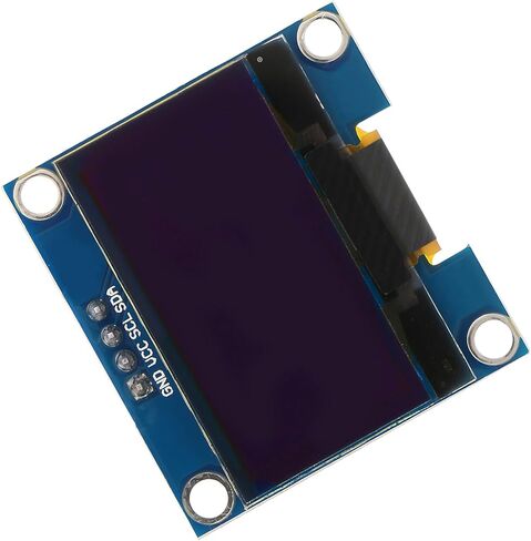 وحدة عرض OLED مقاس 1.3 بوصة، دقة 128 × 64 نص أبيض ذاتي الإضاءة IIC I2C، مع برنامج تشغيل SH1106 IC، للهاتف المحمول بوظيفة جهاز الصحة الذكي MP3 in Saudi Arabia
