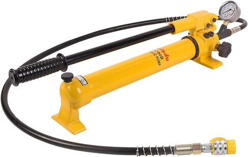 CP-700 مضخات هيدروليكية مضخة تعمل يدويًا 10000Psi - 900CC سبائك الألومنيوم واحدة التمثيل وخرطوم 1.8 متر مع مقياس الضغط in Kuwait