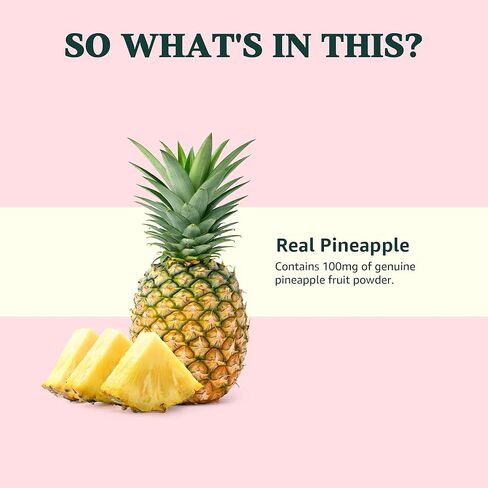 Premium Feminine Balance Gummies for Women - Pineapple Gummies for Women PH Balance Vaginal Probiotics for Women's Health & Wellness, Vegan, Gluten-Free, Immune Support, 30 Counts in Saudi Arabia